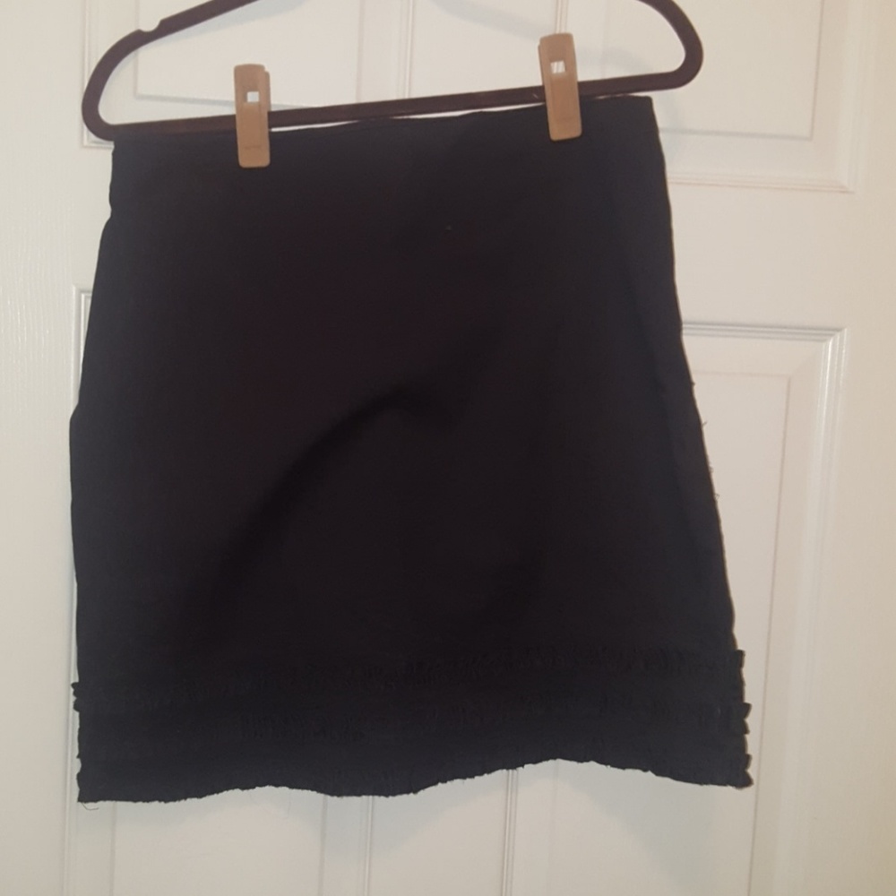 Simple black skirt